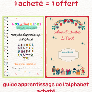 Pack Alphabet + noel GRATUIT